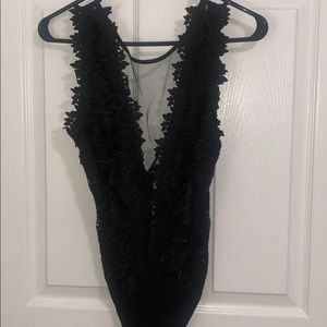 Black bodysuit *never worn*